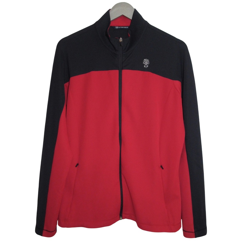 Womens Cutter & Buck Full Zip Golf Active Jacket Pockets Sz‎ XL